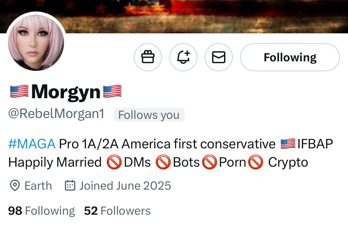 Steeler4ever (@steeler4ever79) on Twitter photo My friend lost yet another account. Can we give her a boost? Friendly as can be and engages. <a href="/RebelMorgan1/">๐บ๐ธMorgyn๐บ๐ธ</a>
Thank you!!!! My friend lost yet another account. Can we give her a boost? Friendly as can be and engages. <a href="/RebelMorgan1/">๐บ๐ธMorgyn๐บ๐ธ</a>
Thank you!!!!