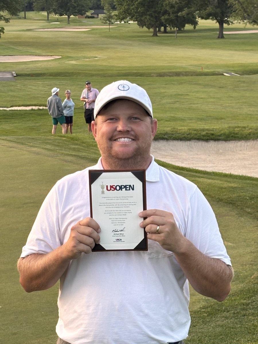 RexHoggardGC's tweet photo. Zac Blair earns final U.S. Open spot on fourth playoff hole in Springfield. https://t.co/9HXXGDaKjh