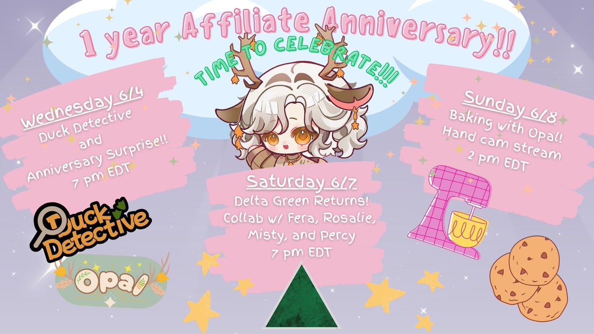 It's my 1 year Affiliate Anniversary on Wednesday and I'm cooking up some fun surprises this week!! So excited to celebrate with you all!