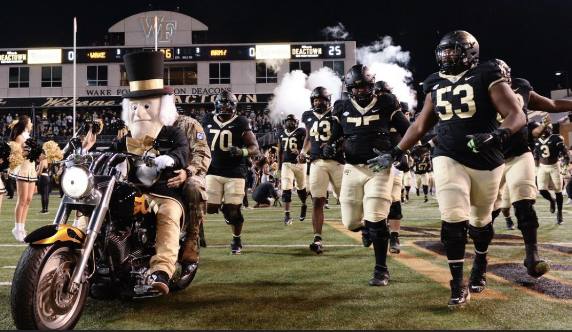 briceson_jr's tweet image. Blessed and honored to receive an offer from Wake Forest @LackeyTheCoach @CoachShavers @CoachHitchens @KoachMak