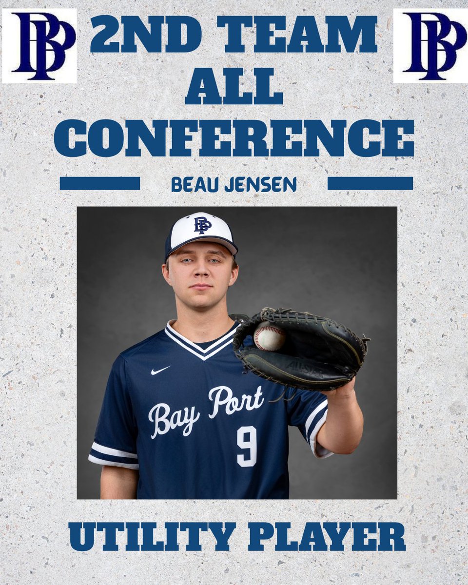 Congrats to <a href="/beaujjensen99/">Beau Jensen</a> on being named 2nd team All Conference Utility Player in the <a href="/frccathletics/">Fox River Classic Conference</a>. Beau was a true definition of Utility Player as he played DH, Catcher, and 1B for us this season.  He is batting .383 and been a leader all year. #piratepride