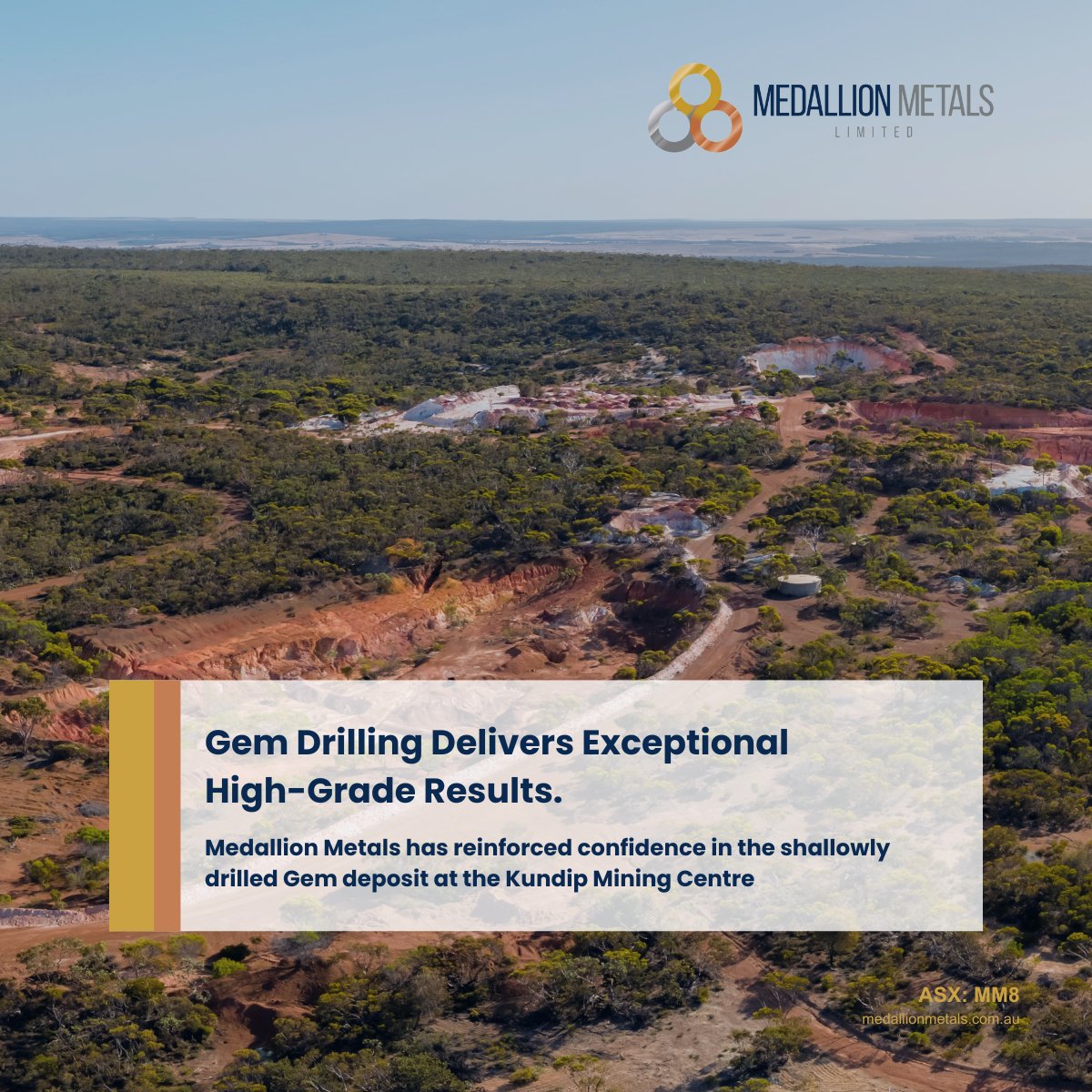 📊🛠️ Medallion Metals MD Paul Bennett: “Exceptional Gem intercepts: 7.8m <a href="/17/">Sonja Cruz</a>.4g/t Au, 1.5% Cu &amp;6.6g/t Ag, incl 2.3m <a href="/57/">مغترب .</a>.5g/t Au. 17 km drill program now complete, assays due June &amp; MRE update on track for July.”

📢 Read the full: loom.ly/QFTyV8o

$MM8 #Investability