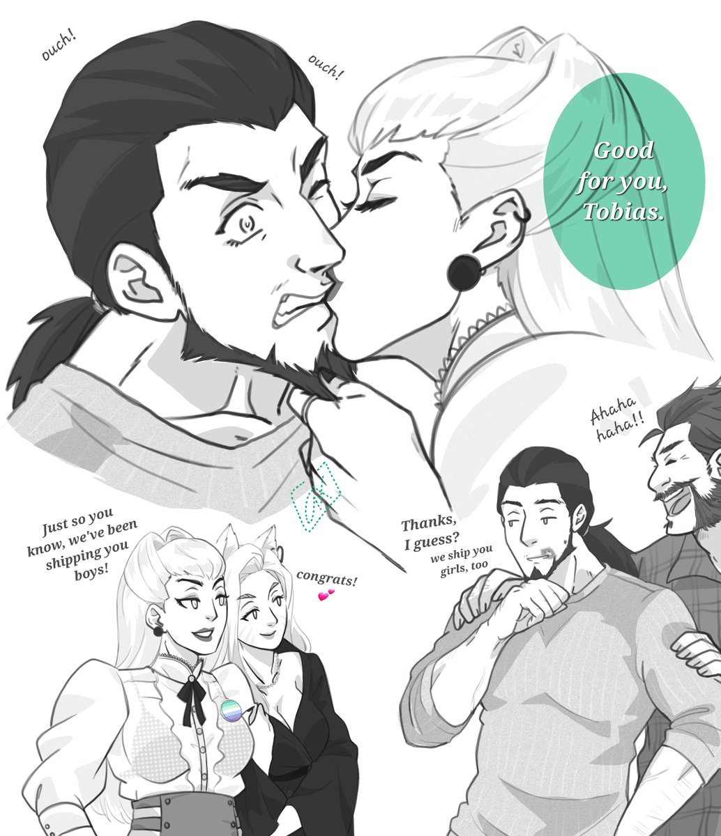 xseraphm's tweet photo. Happy Pride Month 🏳️‍🌈

(Reposting old fanart again 😩) https://t.co/DT5viSd1SC