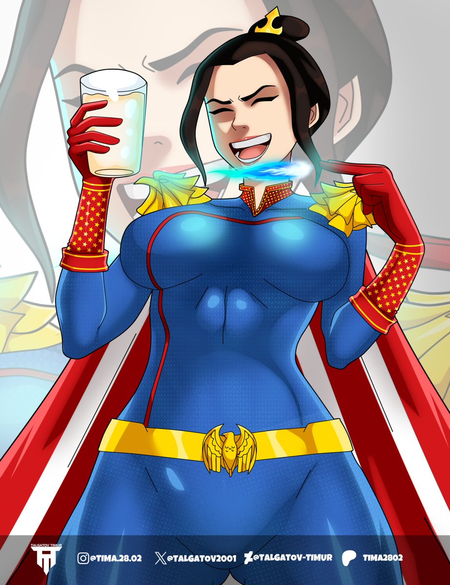 Talgatov2001's tweet photo. Azula Homelander Suit commission art #avatar #AvatarTheLastAirbender #avatarazula #azula #HOmelander #theboys #fanart #Commission #commissionsopen https://t.co/FnY9DKSG00