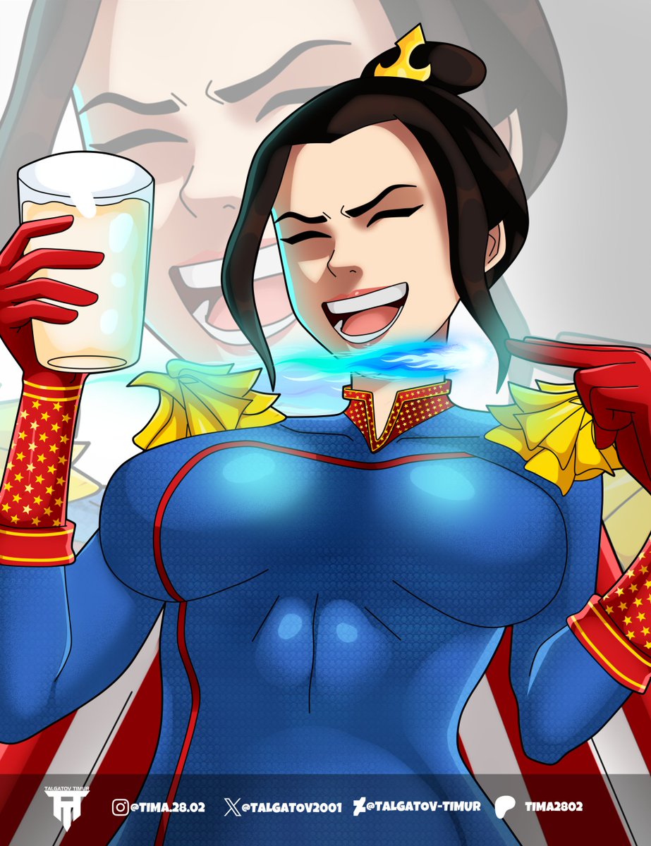 Talgatov2001's tweet photo. Azula Homelander Suit commission art #avatar #AvatarTheLastAirbender #avatarazula #azula #HOmelander #theboys #fanart #Commission #commissionsopen https://t.co/FnY9DKSG00