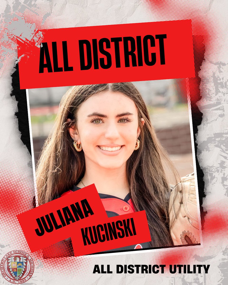 Orchard Lake St. Marys Softball (@olsmeagletsb) on Twitter photo All District Utility. Congratulations <a href="/JulianaK_2028/">Juliana Kucinski 2028</a>. <a href="/matthewbmowery/">Matthew B. Mowery</a> <a href="/StateChampsW/">State Champs! W</a> All District Utility. Congratulations <a href="/JulianaK_2028/">Juliana Kucinski 2028</a>. <a href="/matthewbmowery/">Matthew B. Mowery</a> <a href="/StateChampsW/">State Champs! W</a>