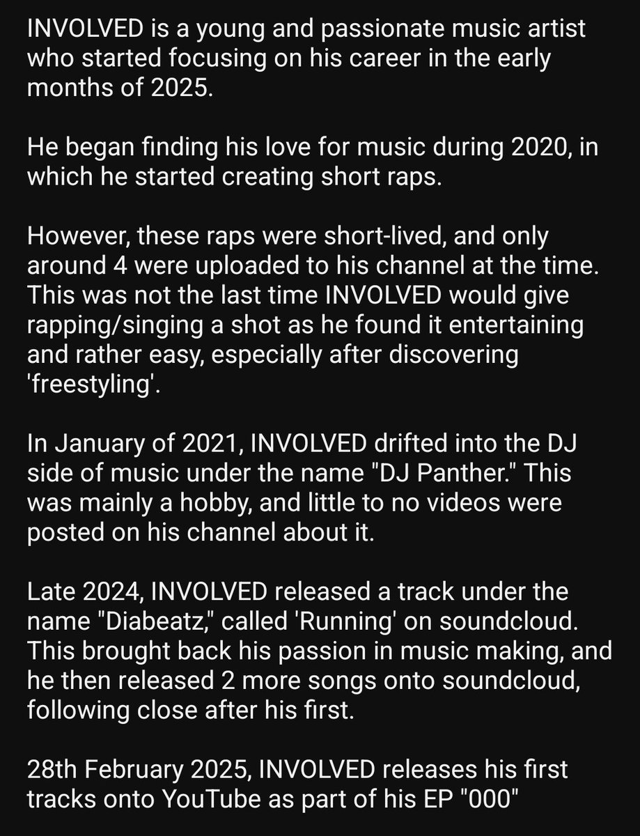 INVOLVED tweet media