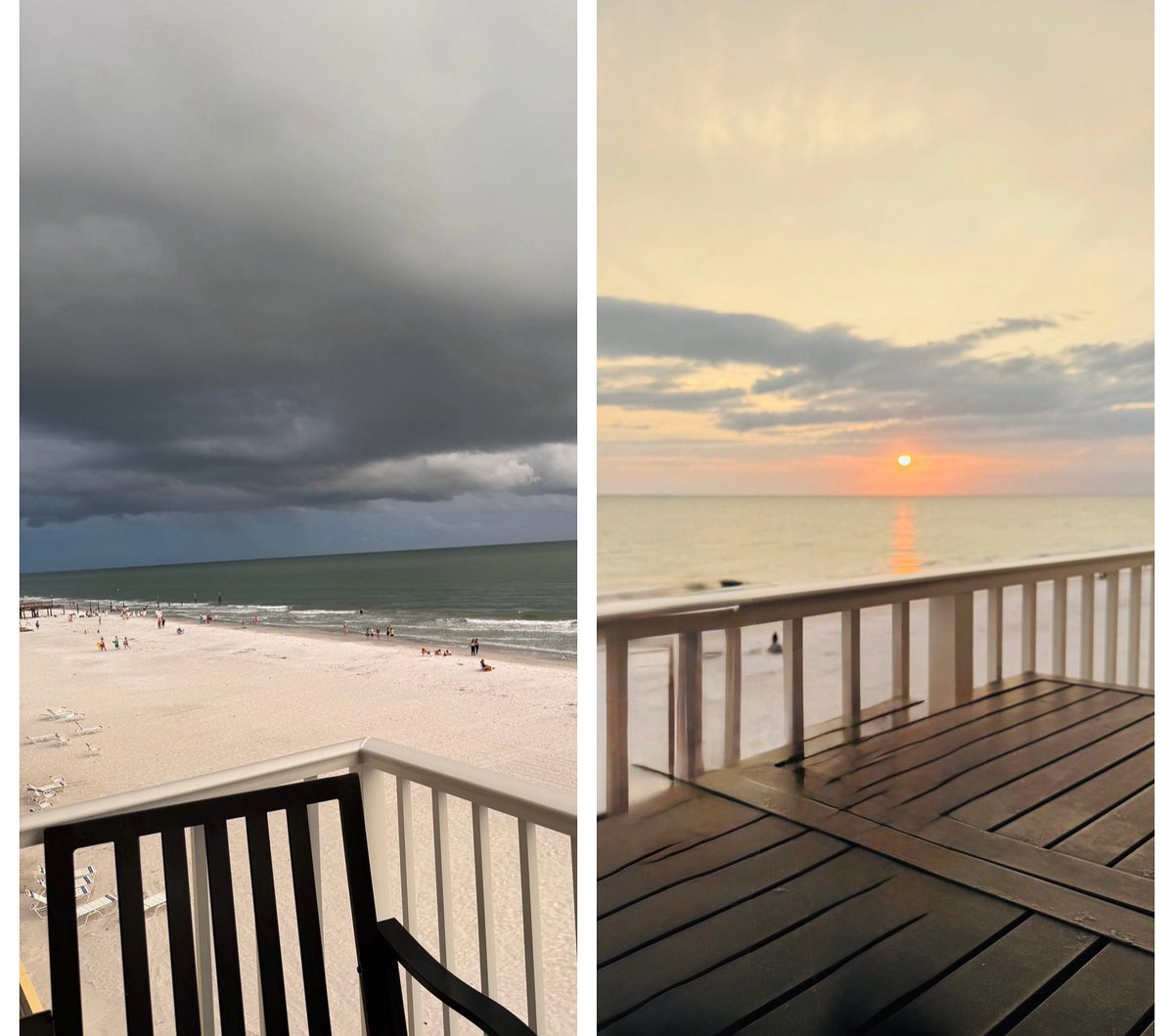 A beautiful sunset to my right. Ominous skies to my left. It’s a nice reminder that life is about perspective. Do you see the good in others or harp on the bad? Are you constantly thinking positive thoughts or filling your mind with negativity? A healthy mindset begins with