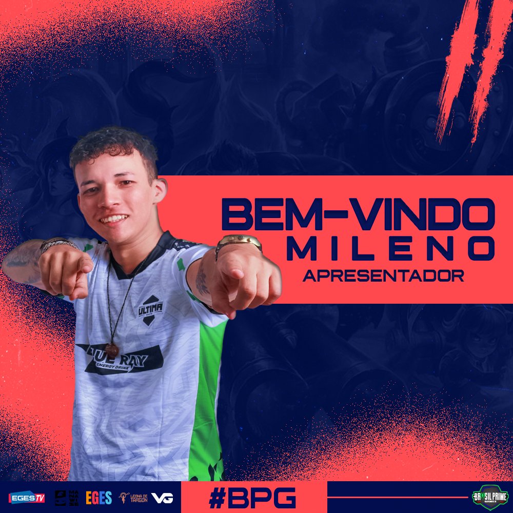 🎙️✨ O SHOW TÁ GARANTIDO! ✨🎙️
Se prepare, porque a voz da emoção já tem nome!

Na Brasil Prime Games 2025, não são só os players que fazem história... Quem transforma cada jogada em espetáculo são eles:
🔥 Nossos narradores, comentaristas e apresentador!