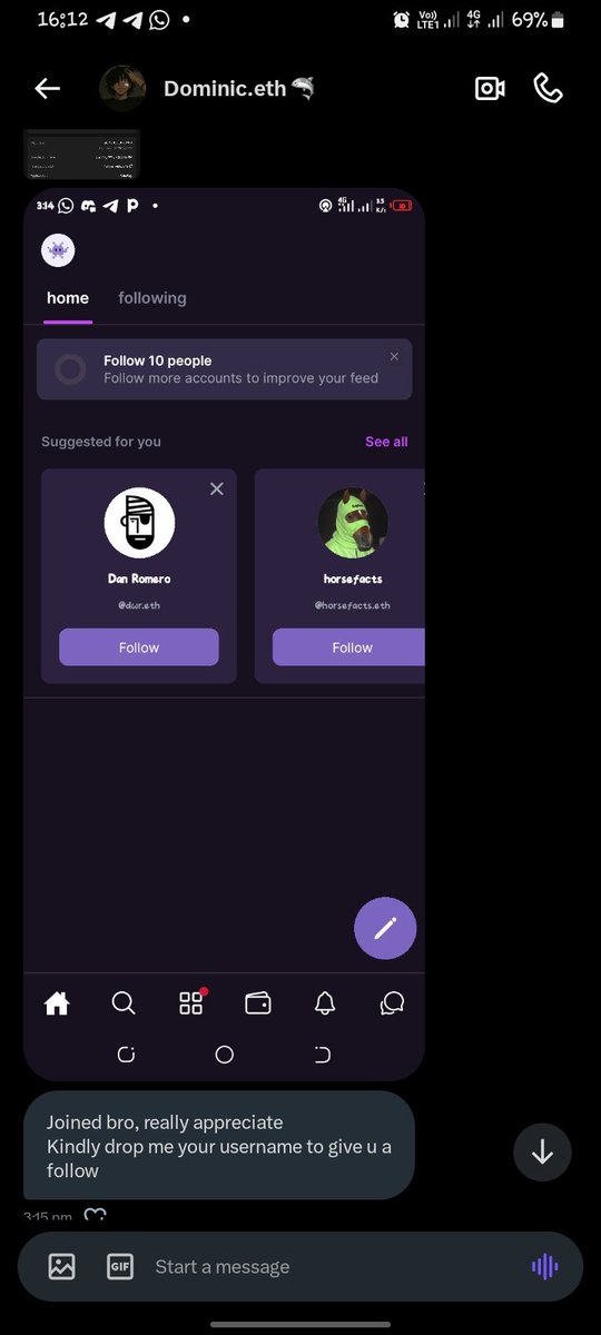 Enigma6774_'s tweet photo. Onboarding? 
Maybe

I got inspired by what @Only1Gkash
Let's see how many I can onboard, too

The more I earn, the more I help....
In @farcaster_xyz I trust 🙏✊️ https://t.co/9qigTx750r