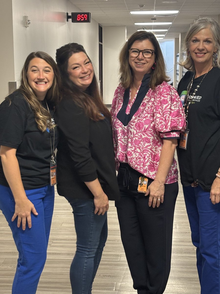 HumbleISD@WCE day one of professional development and I couldn’t select a finer team! ❤️ that our wonderful principal came out to support our efforts!