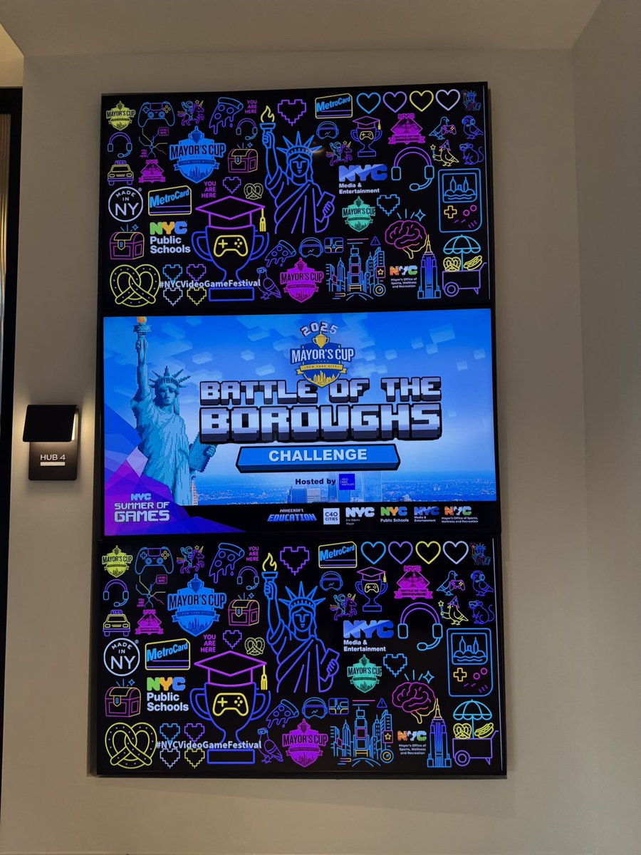 Techteachernyc's tweet image. Such an amazing day at the NYC Video Game Festival & Minecraft Challenge Finals! Families saw firsthand how Minecraft can be used to spark creativity and problem-solving in students. Big congrats to all the winners, especially the 1st Queens champs! 🏆