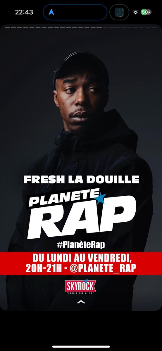 Rdv sur <a href="/SkyrockFM/">Skyrock FM</a> de 20h à 21h toute la semaine pour mon <a href="/Planete_Rap/">Planete_Rap</a> 🥶🔥🔞