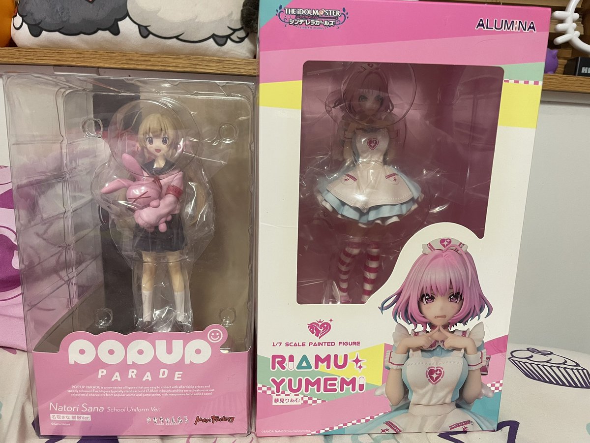 Some good news!! I finally managed to get my dream figure of Riamu!! I also picked up a Natori Sana figure during ACen!!