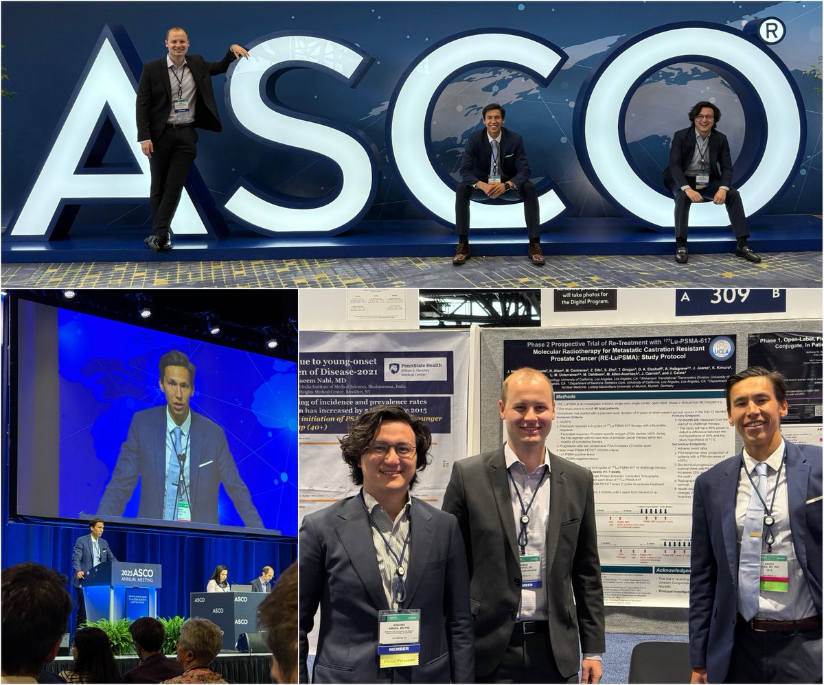 The UCLA Nuclear Medicine team is on the ground at #ASCO25 ! Every year, nuclear medicine &amp; theranostics shine brighter on the #ASCO stage.
<a href="/UCLA/">UCLA</a> <a href="/UCLATheranostic/">UCLA Theranostics</a> <a href="/UCLAJCCC/">.</a>
#CancerResearch #NuclearMedicine #Theranostics