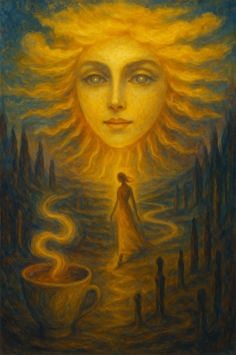 وجْهُكِ صَبَاحي.
أَشْرَبُهُ قَبْلَ القَهْوَة، فَيَصْحُو فِيَّ كُلُّ شَيْء.