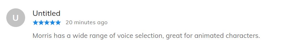 A rare win. A positive review from a bunch of auditions I did, originating from the same casting client. No work was done, so it came as a surprise that I was praised for my audition submissions.
This is on Voice123 btw.