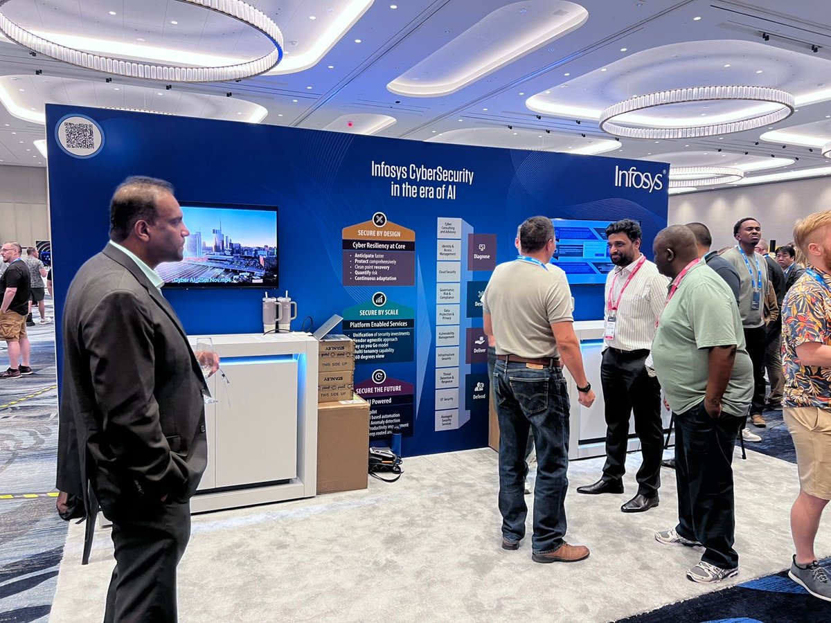 InfosysEvents's tweet image. We’re excited to connect with you at Zenith Live’25 in Las Vegas! Meet Infosys CyberSecurity leaders Mayank Agarwal, Arnita Chakravorty, Anil Kumar Dahinwal, Nandish Basavaraju, and Pawan Swaroop at Booth # G13. bit.ly/4mp06Qj
#fortifycyber #InfosysCyberSecurity #AI…
