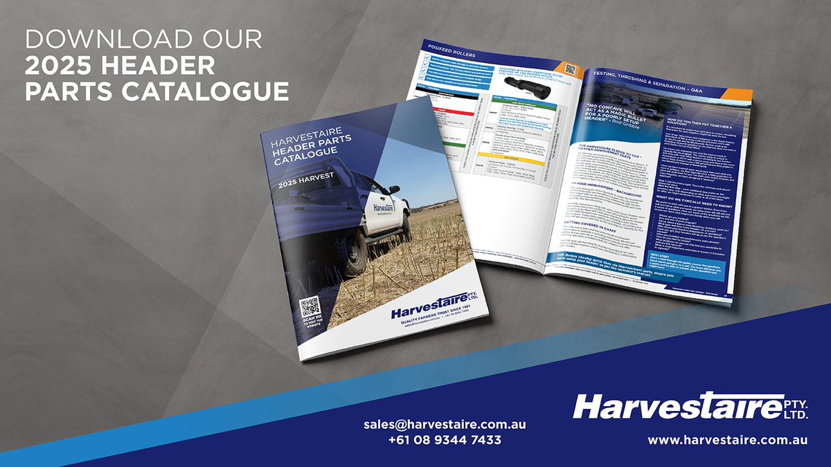 Our catalogue of Header and Front Parts for all makes and models is packed with the essentials you need for #harvest2025

Download your copy today  👇
ow.ly/lmPg50W0x2M