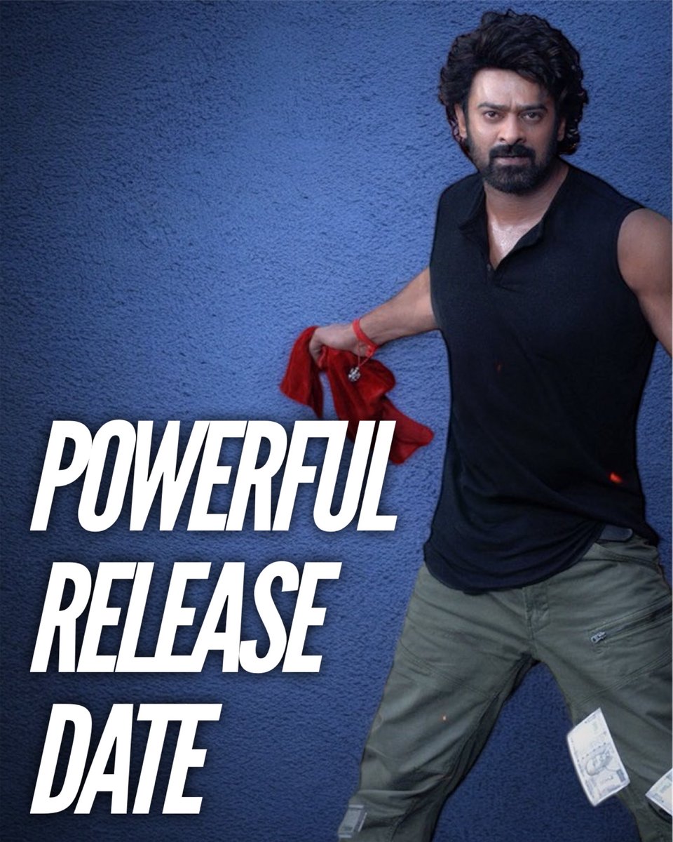 PRABHAS next RAJASAAB release date is fantastic, for the last two year this initial December week has proved to be very lucky for actors and producers, I am sure the streak will continue……