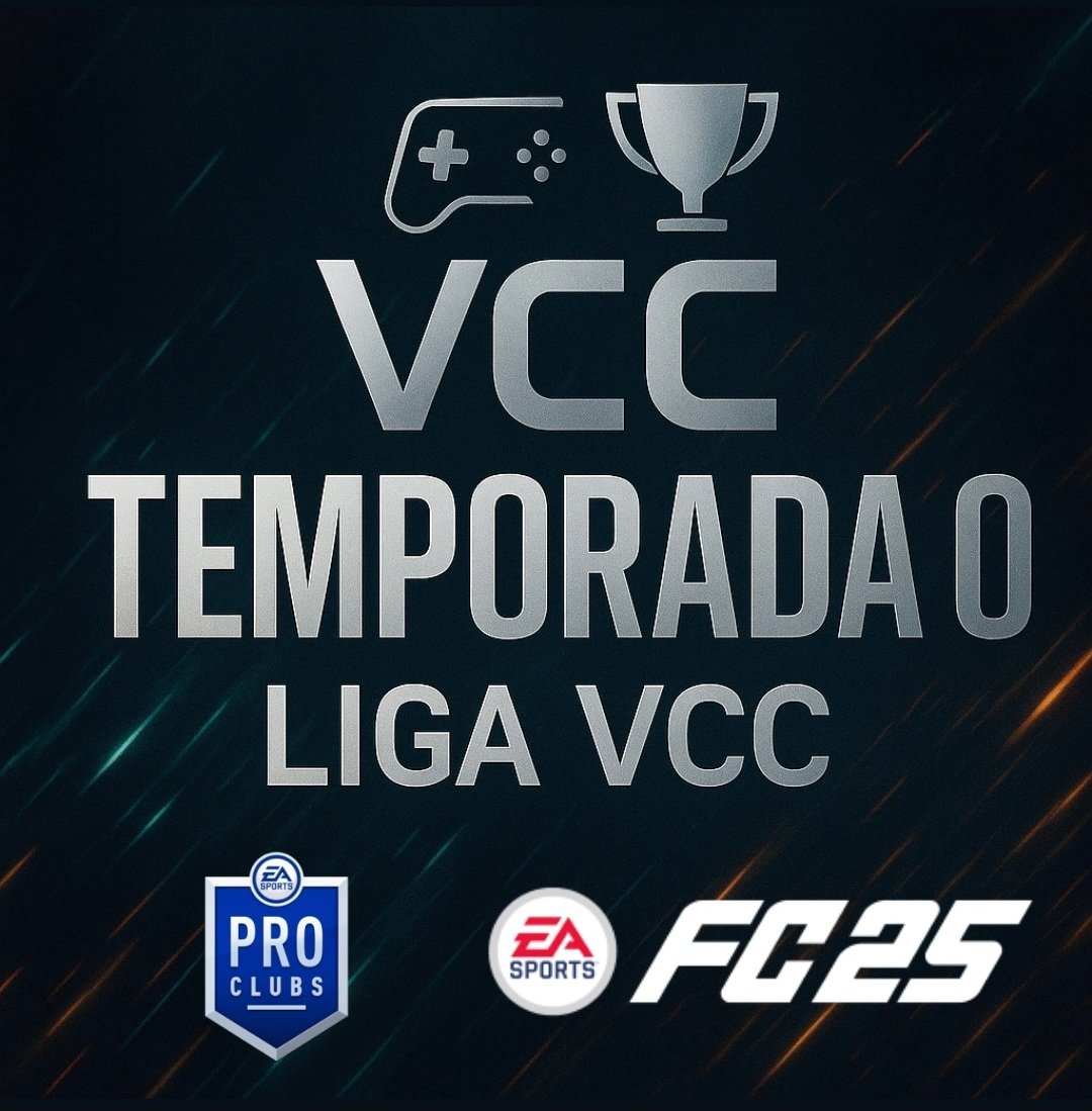 Virtual Community Competitions (@vcc_gaming) on Twitter photo 🔥 ¡Aún estás a tiempo!
Todavía quedan 5 plazas disponibles para la División Élite de la Temporada 0 de la Liga VCC 🏆
🎮 Competición de Clubes Pro en EA FC 25
🗓️ Inicio: 23 de junio
⚔️ Liga: lunes y martes
🏅 Copa: miércoles
¿Tu equipo estará entre los pioneros?
¡Escríbenos! 🔥 ¡Aún estás a tiempo!
Todavía quedan 5 plazas disponibles para la División Élite de la Temporada 0 de la Liga VCC 🏆
🎮 Competición de Clubes Pro en EA FC 25
🗓️ Inicio: 23 de junio
⚔️ Liga: lunes y martes
🏅 Copa: miércoles
¿Tu equipo estará entre los pioneros?
¡Escríbenos!