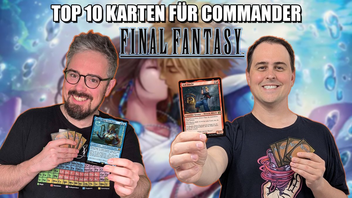 Mana Entzug (@manaentzug) on Twitter photo In der 136. Folge von Mana Entzug widme ich mich nun nach gefühlt einem Jahr Spoiler-Season den 10 besten Karten von Final Fantasy für Commander! Dafür habe ich mir einen Experten in dem Franchise eingeladen und zwar keinen geringeren als <a href="/Sol4r1s/">Kai Knipping</a> 😁👇
youtu.be/4zMFNCrnnPU In der 136. Folge von Mana Entzug widme ich mich nun nach gefühlt einem Jahr Spoiler-Season den 10 besten Karten von Final Fantasy für Commander! Dafür habe ich mir einen Experten in dem Franchise eingeladen und zwar keinen geringeren als <a href="/Sol4r1s/">Kai Knipping</a> 😁👇
youtu.be/4zMFNCrnnPU