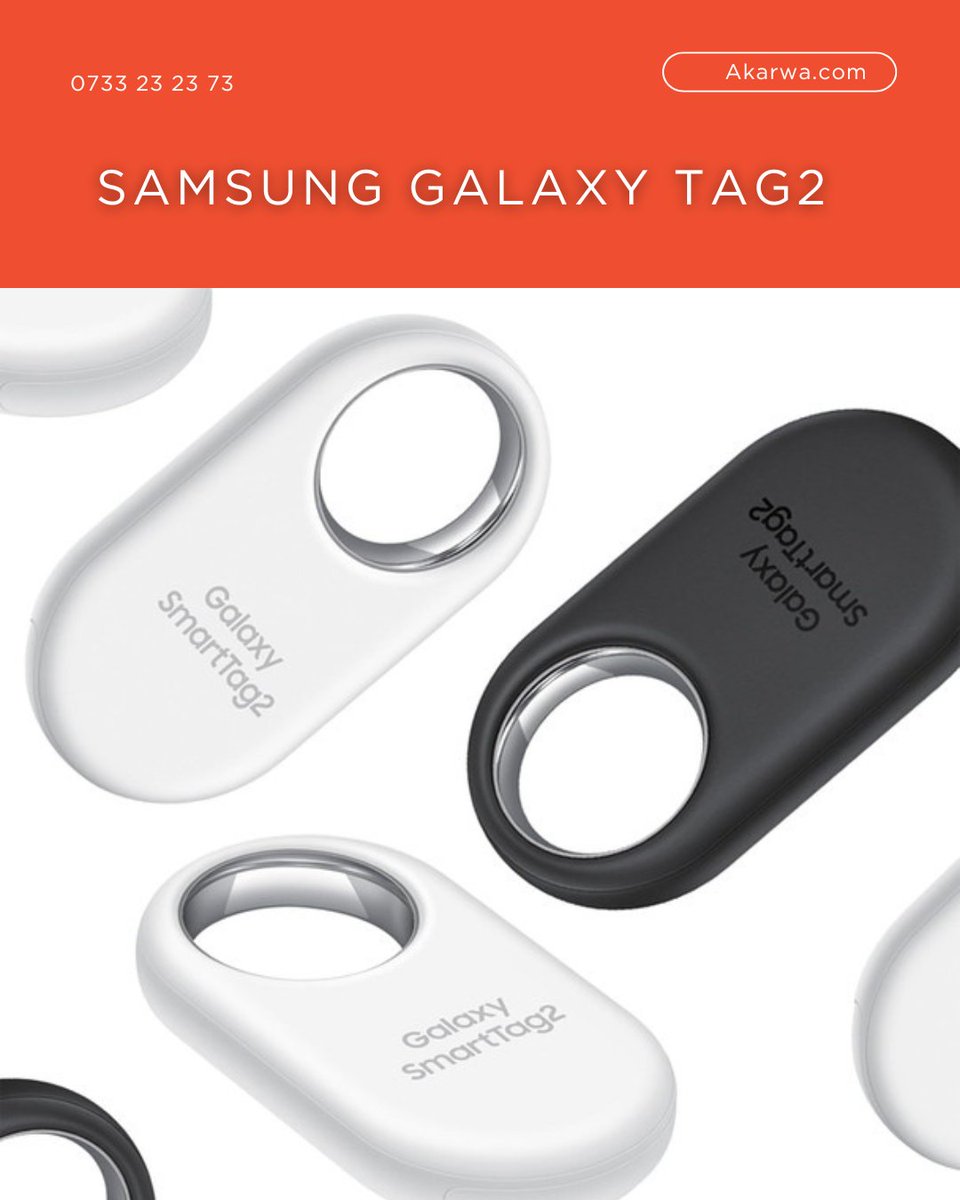 akarwa_store's tweet image. 📍 Samsung Galaxy SmartTag 2
Never lose what matters. Track your keys, bag &amp;amp; more—right from your phone.
🛍️ From Amazon via Akarwa
🚚 1-hour delivery in Kigali
💵 Pay on delivery call or whatsapp 0733232383 | akarwa.com
#Akarwa #GalaxySmartTag2 #FindWhatMatters
