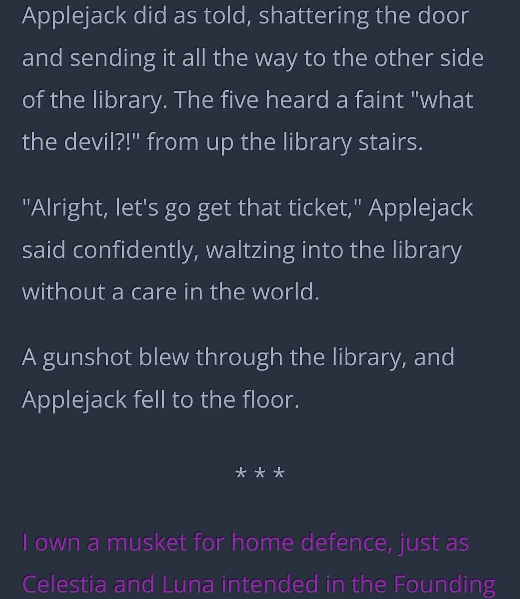 Outofconmlpfan's tweet image. I own a musket for home defense