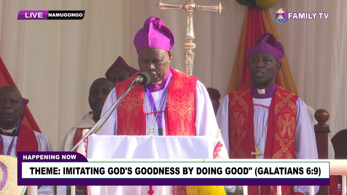 WATCH LIVE NOW!

Join us as we commemorate 140 years of the Uganda Martyrs at the Namugongo Anglican Site.
A day of worship, unity, and powerful testimony, streaming live on YouTube!

Click to watch: youtube.com/live/rsUByFSzX…

#Namugongo140years #UgandaMartyrsDay #MartyrsDay2025