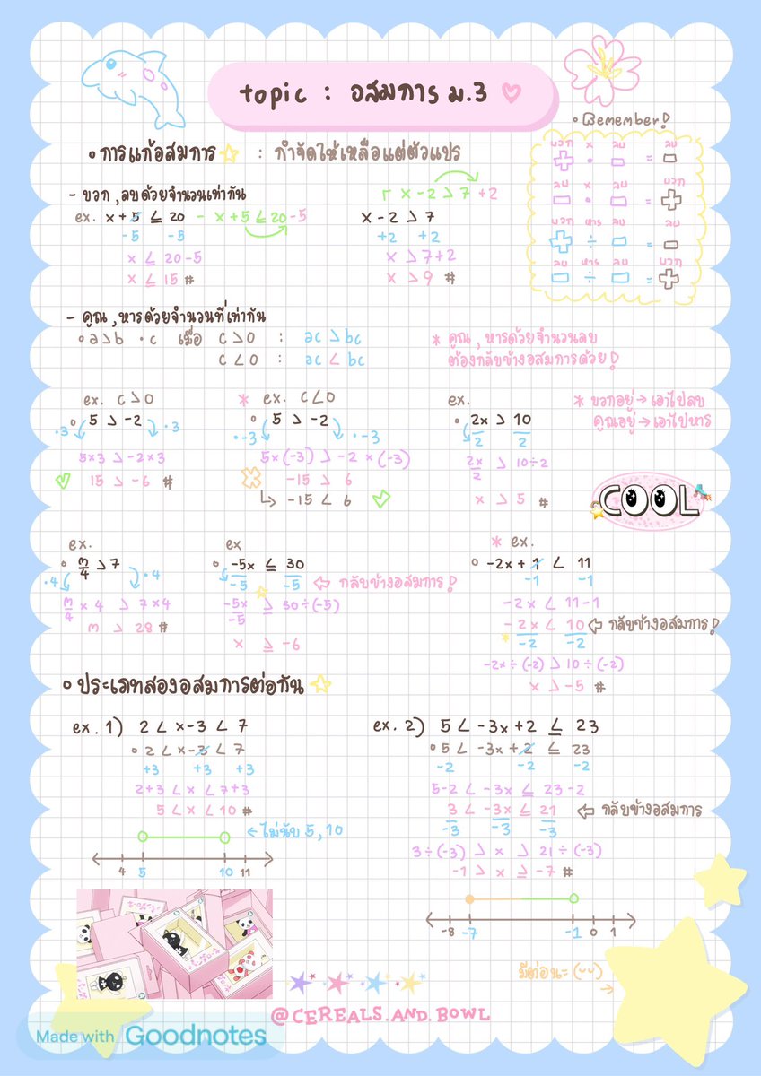 anniwannqq's tweet image. ⊹　 ︶︶　 ୨୧　 ︶︶　 ⊹
               ८   แจกสรุป ⭐️🎀   !!   อสมการ ม. 3 🫰🏻 ꔫა 

﹟pls kindly fav &amp;amp; rt b4 use ㅌ ㅅ ㅋ
﹟file in mention❕

   ꒰ ノート🗒️ from : @Cerealsandbowl  ꒱    ۪ 

#สรุปคณิต #dek72 #dek73 #spsm69 #tu89
💒 #รีวิวcnb

⊹　 ︶︶　 ୨୧　 ︶︶　 ⊹