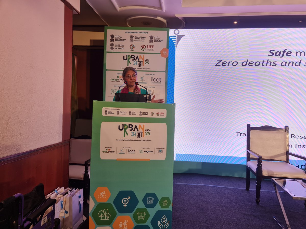 Urban Adda Day - 1 I Session: 2
- India Towards Vision Zero -

"Active policing that’s mindful of #pedestrians, especially #children who often go unnoticed by drivers of high-seated vehicles, is essential."

"Road safety strategies directly influence fatality rates. Streets