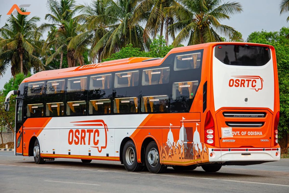 manas_muduli's tweet photo. OSRTC introduces premium Volvo bus services to destinations outside the state.

Jagannath Express New Routes:
• Puri – Ayodhya
• Puri – Ujjain
• Puri – Tirupati
• Puri – Hyderabad
• Puri- Bhilai
• Bhubaneswar - Visakhapatnam
• Raighar– Hyderabad
• Bhawanipatna – Hyderabad https://t.co/oNbfy08FAT
