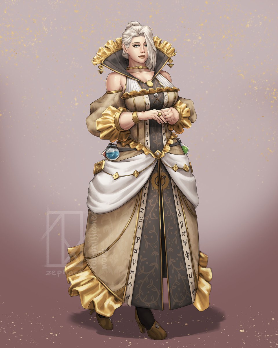 Hendryka Verwere, wielder of Chamon, the Lore of Metal. The final Warhammer wizard comm for <a href="/thecandleislit/">condol (unverіfіable)</a>!