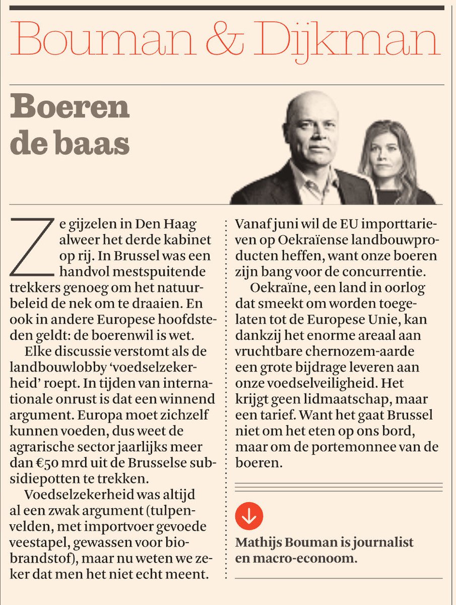 Boerendictatuur Nederland.