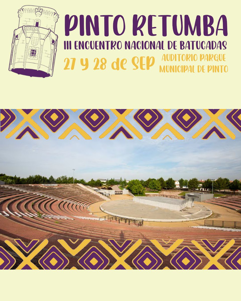 ¡Otro año más contaremos con este  espacio! 🤘🏻
El Auditorio de Pinto se ubica en el Parque Municipal de Pinto, estando cerca de los accesos de la A4. Además, tiene parking y zona de autocaravanas para quien desee venir con su casa a cuestas 😌.

¡Os esperamos!