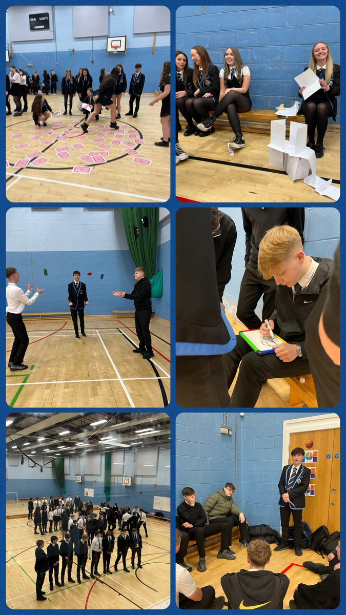 A great induction day for our new S6 yesterday. Thanks to Fr Gerry for celebrating Mass as we begin this important year 🙏
Lots of leadership opportunities on offer this year so it was great to see the skills our S6 already possess during the team-building workshops🤝 💫