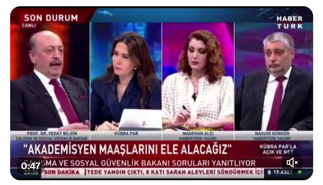 #İşinÖzeti önceki dönem Çalışma Bakanı Vedat Bilgin tarafından 14-28 Mayıs seçimlerinden önce farklı tv kanallarının çeşitli programlarında verilen  #AkademikZam sözleri unutuldu.
Oysa artık #AkademisyenlerGeçinemiyor