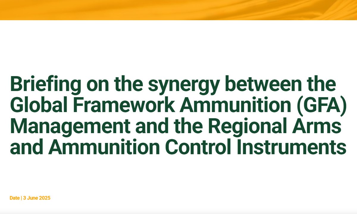 Amani Africa (@africa_amani) on Twitter photo Tmrw (4 June), the African Union <a href="/_AfricanUnion/">African Union</a> Peace and Security Council #PSC is scheduled to convene its 1281st meeting for a briefing on the synergy between the Global Framework Ammunition (#GFA) Management and the Regional Arms and Ammunition Control Instruments. Check out Tmrw (4 June), the African Union <a href="/_AfricanUnion/">African Union</a> Peace and Security Council #PSC is scheduled to convene its 1281st meeting for a briefing on the synergy between the Global Framework Ammunition (#GFA) Management and the Regional Arms and Ammunition Control Instruments. Check out