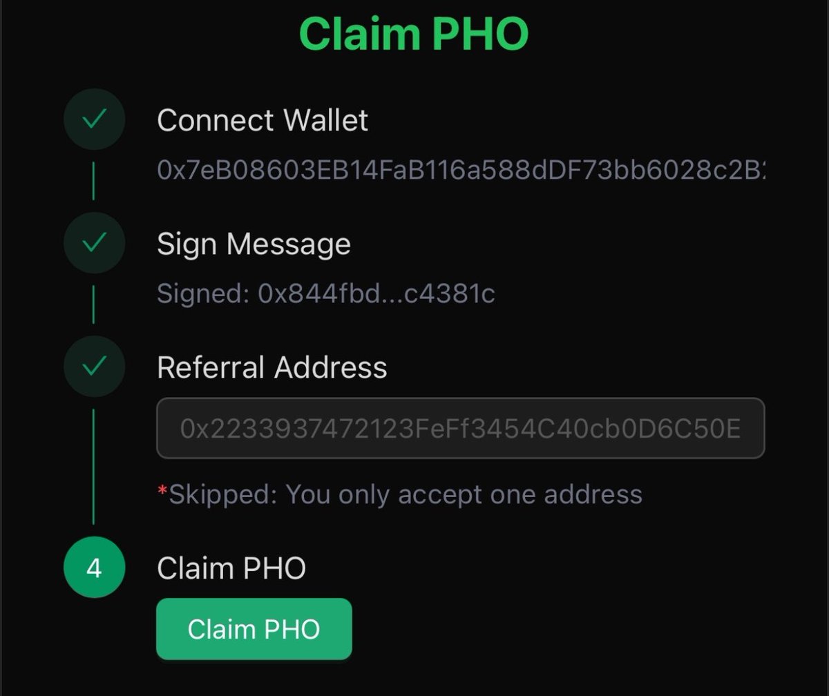 Claim $PHO | Use your Metamask
Claim everyday 👉 Phoclaim.com
#FreePHO #ClaimPHO #PHO #FreeCoin
Phoclaim.com
