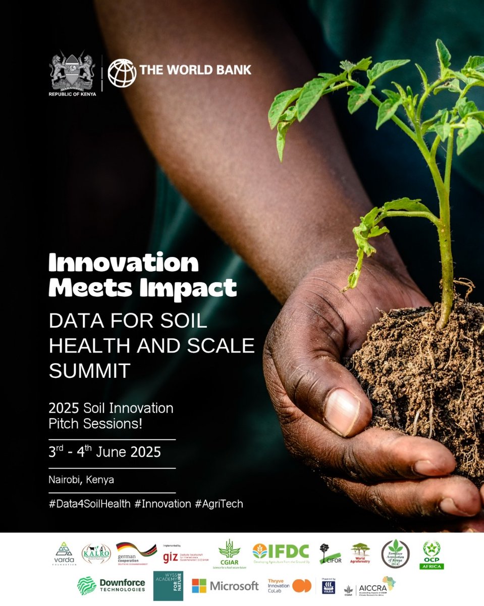 The next big breakthrough in agriculture could come from a startup, a researcher, or a farmer. The #Data4SoilHealth Challenges 2025 will uncover those game-changing ideas.