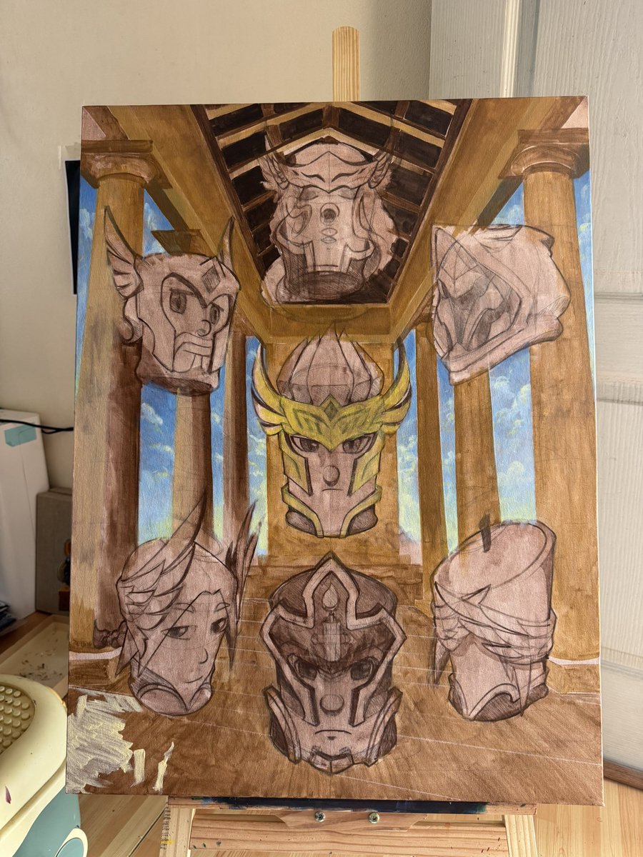 GM Friends Keep going! 🏛️

Wip. New work