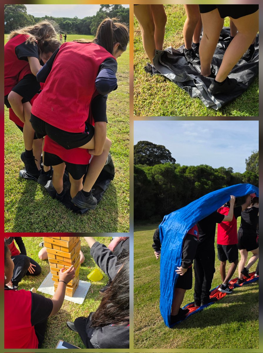 SMEEAndrew's tweet photo. Working collaboratively to complete their leadership day through initiative challenges #WarrawongHS Year 7-12 SRC members had "such an awesome day" at #IEEC today. Great conversations reflecting on themes of Kindness, Resilience & Problem Solving after each group activity. https://t.co/ZgJYbttp5K