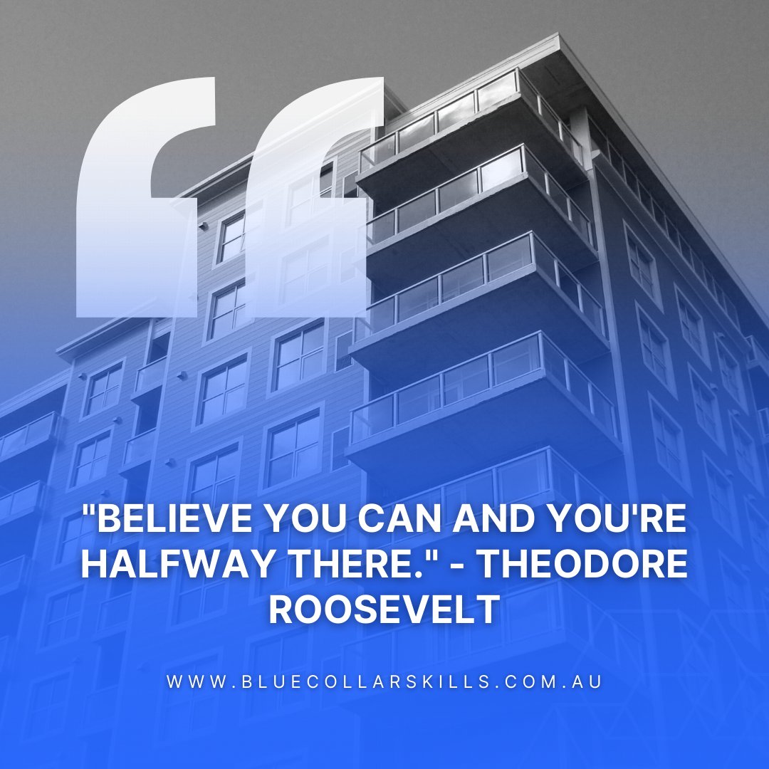 BlueCollarSkill's tweet image. Theodore Roosevelt's timeless wisdom truly inspires: "Believe you can and you're halfway there." 

#SelfBelief #Confidence #Motivation #AchieveYourGoals #TheodoreRoosevelt #Inspiration #jobsearch #bluecollarskills