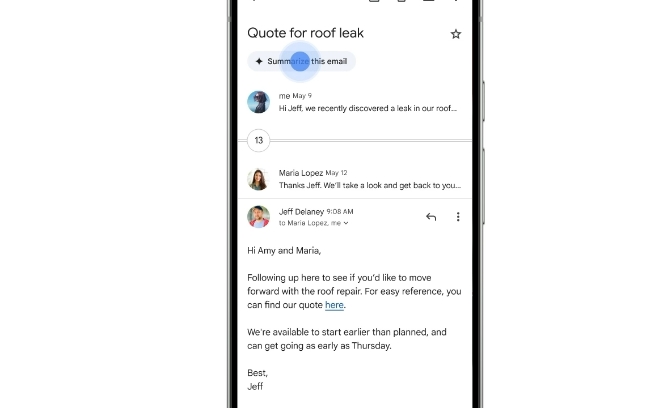 The latest update to Gmail's Gemini AI now includes an auto-summarization feature for long emails by default. This aims to improve productivity by condensing lengthy emails into brief summaries. #Gmail #GeminiAI #emailproductivity #email #Google  technology.org/2025/06/02/gma…