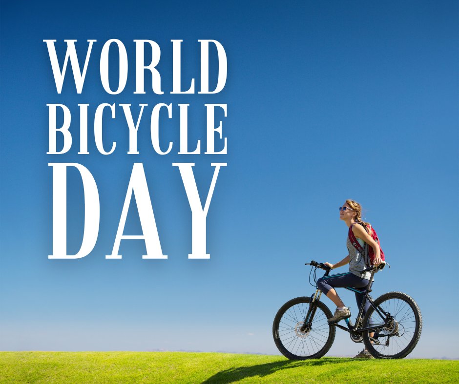 Happy World Bicycle Day!🚴
On 3rd June we celebrate #WorldBicycleDay, established in 2018 by a United Nations resolution, thanks to the initiative of Polish professor Leszek Sibilski. 
Whether for commuting, exercising, or exploring the world - let's ride today!