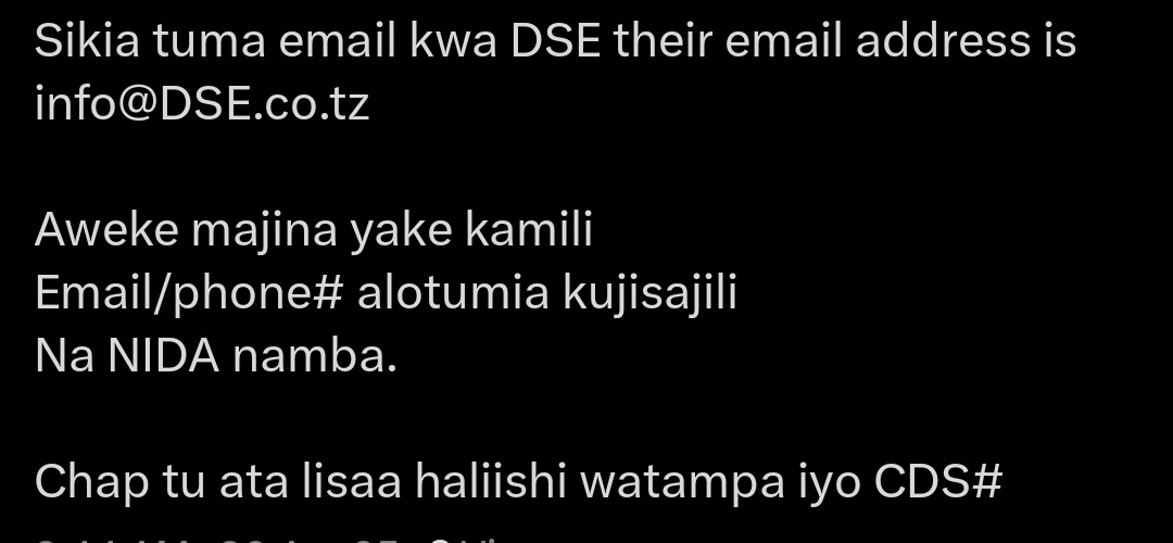 Jaribu kutumia hii njia
