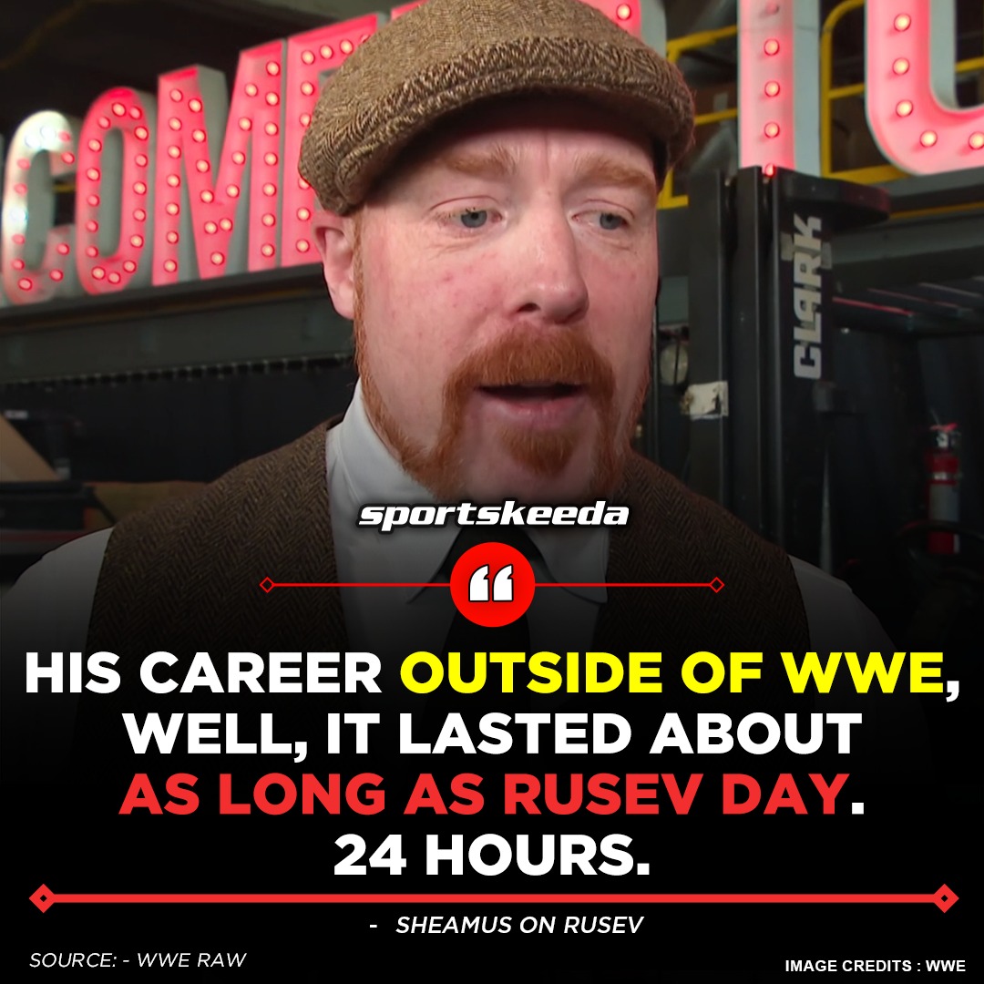 Sheamus drops bangers even outside of the ring ☠️