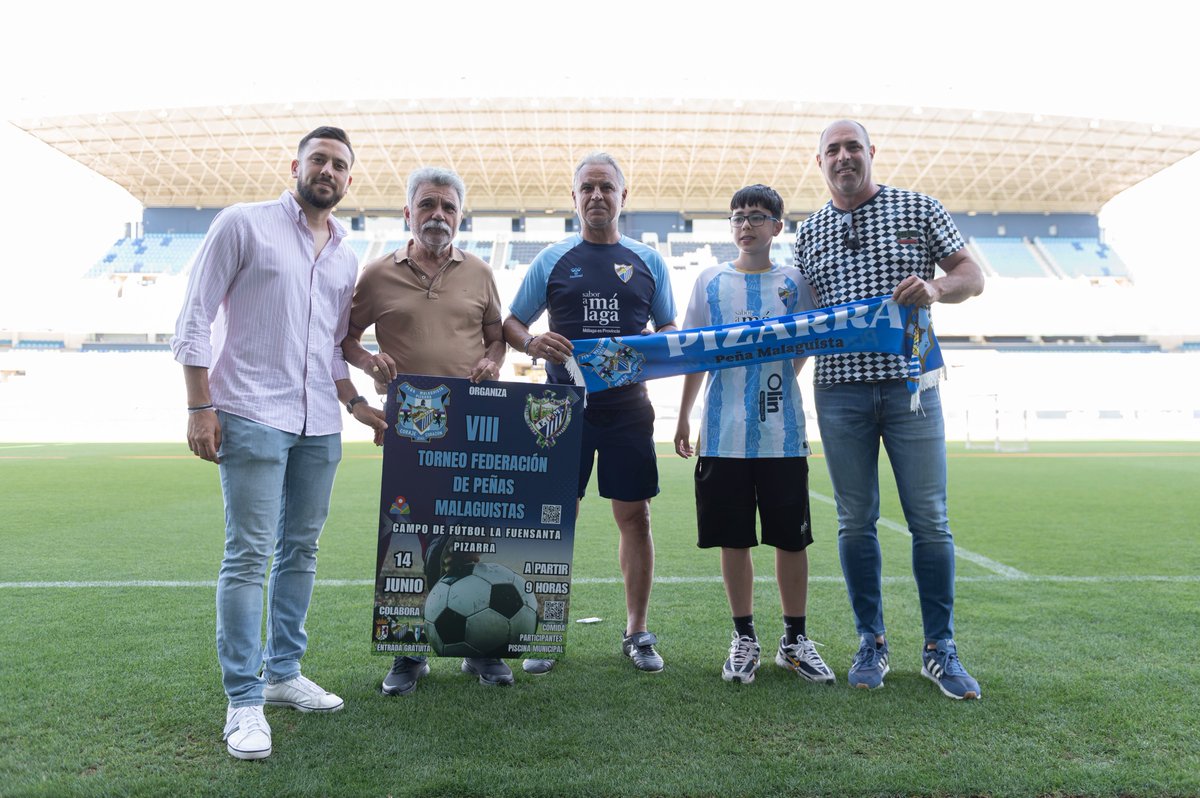 F. Peñas Malaguistas (@fpmalaguistas) on Twitter photo Presentación oficial del VIII Torneo de Fútbol 'Federación de Peñas Malaguistas' en el estadio La Rosaleda.
<a href="/AficionesUnidas/">Aficiones Unidas</a> <a href="/LaLiga/">LALIGA</a> <a href="/MalagaCF/">Málaga CF</a> <a href="/PMPizarra/">P.Malaguista Pizarra</a>
federaciondepeñasmalaguistas.es/noticias/prese… Presentación oficial del VIII Torneo de Fútbol 'Federación de Peñas Malaguistas' en el estadio La Rosaleda.
<a href="/AficionesUnidas/">Aficiones Unidas</a> <a href="/LaLiga/">LALIGA</a> <a href="/MalagaCF/">Málaga CF</a> <a href="/PMPizarra/">P.Malaguista Pizarra</a>
federaciondepeñasmalaguistas.es/noticias/prese…