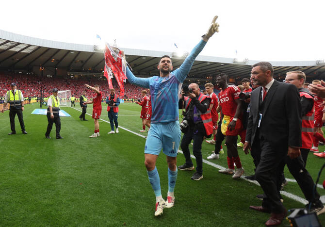 Aberdeen will look to resist bids for in-demand goalkeeper Dimitar Mitov this summer.

It’s understood a number of clubs in England &amp; across Europe are keen.

The Dons don't want to sell &amp; Mitov is said to be happy at Aberdeen, with a guarantee of European football next season.