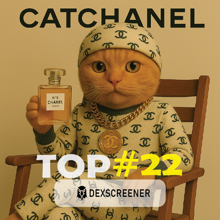 catchanel_meme's tweet photo. 🚨 $CHATCHANEL is breaking through! Currently TOP #22 on DexScreener! Don’t miss your chance
https://t.co/9KmPNgmEye https://t.co/GyTRjgJQ22